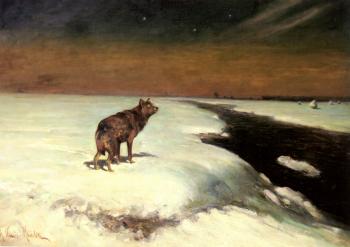 Alfred Von Wierusz-Kowalski : The Wolf